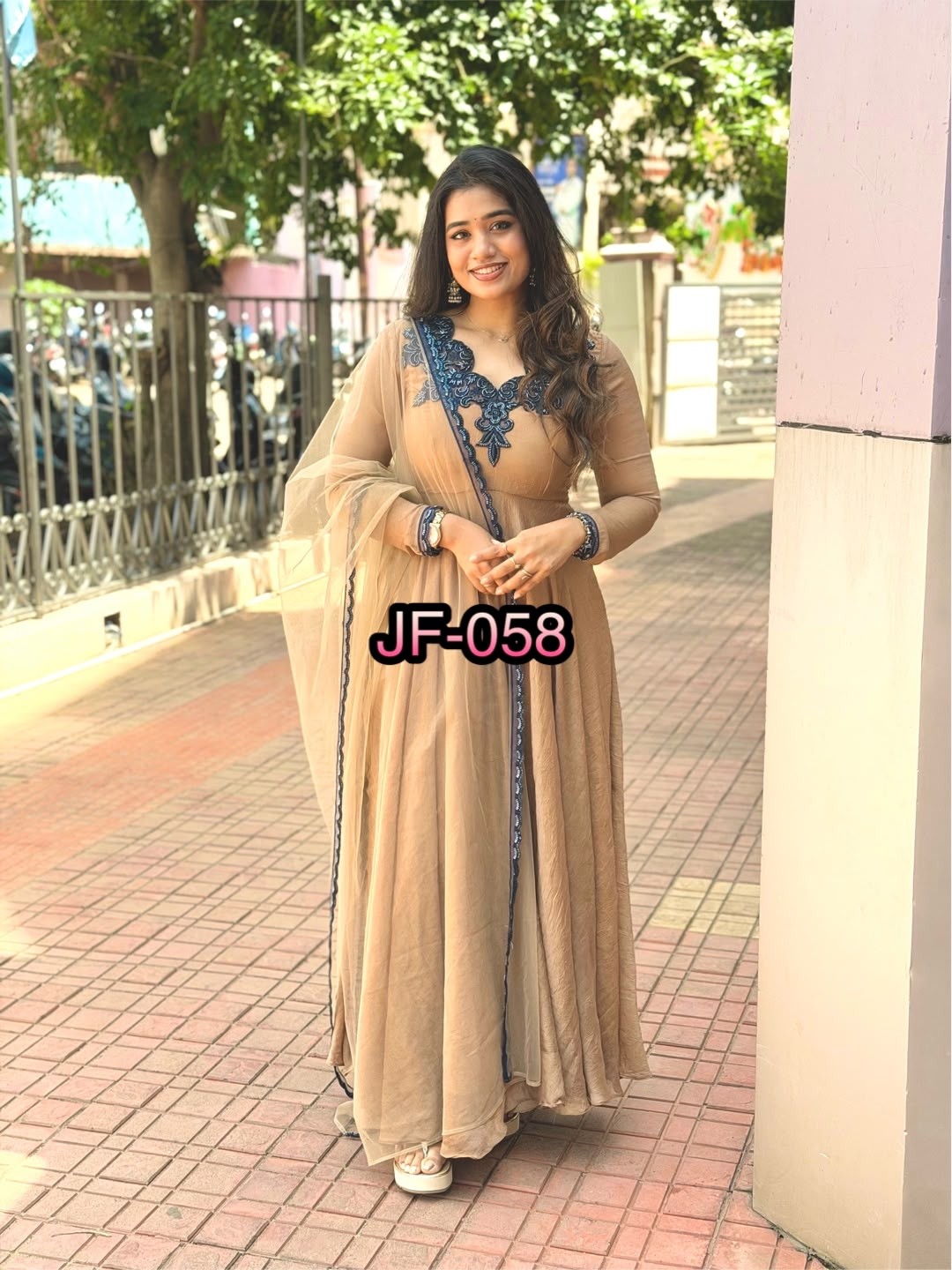 JF-058 | Premium Designer Gown Set
