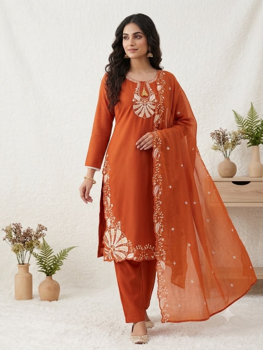 Designer Sequence Embroidered Work Set