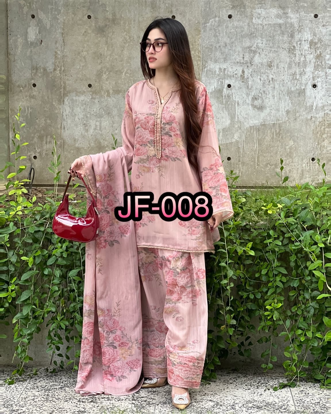 JF-008 Pure Faux Georgette Designer Collection