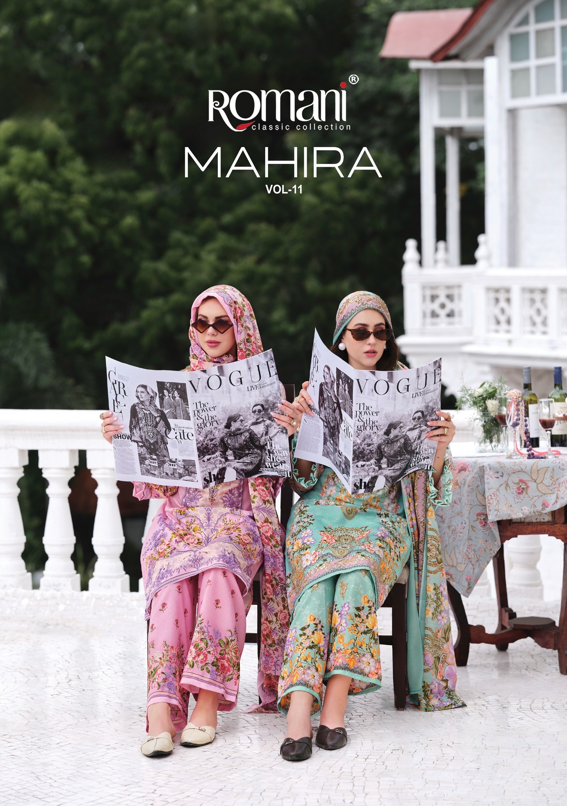 ROMANI MAHIRA VOL 11 | Soft Cotton Embroidered Suit
