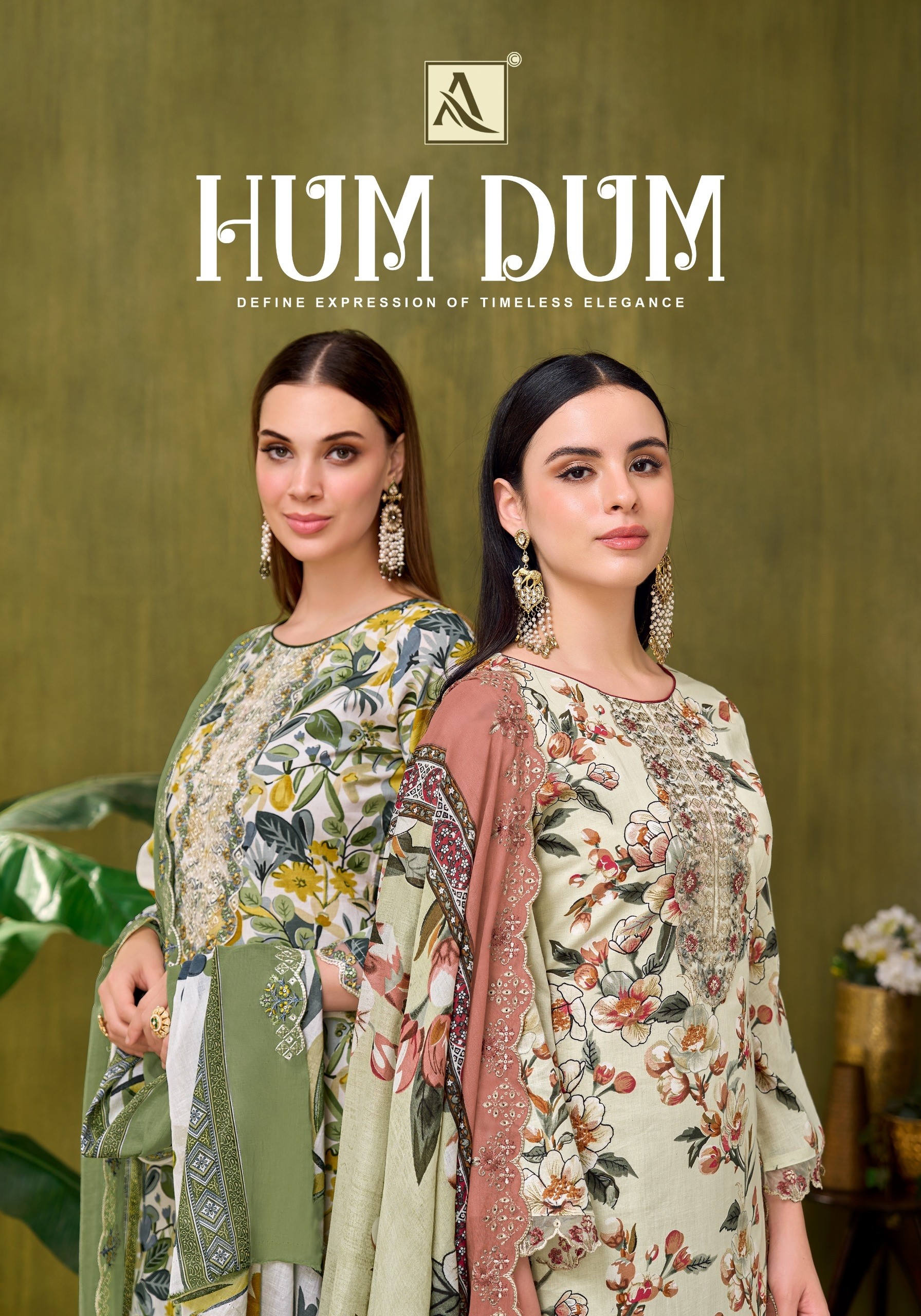 ALOK SUIT HUM DUM | Pure Cambric Cotton Suit