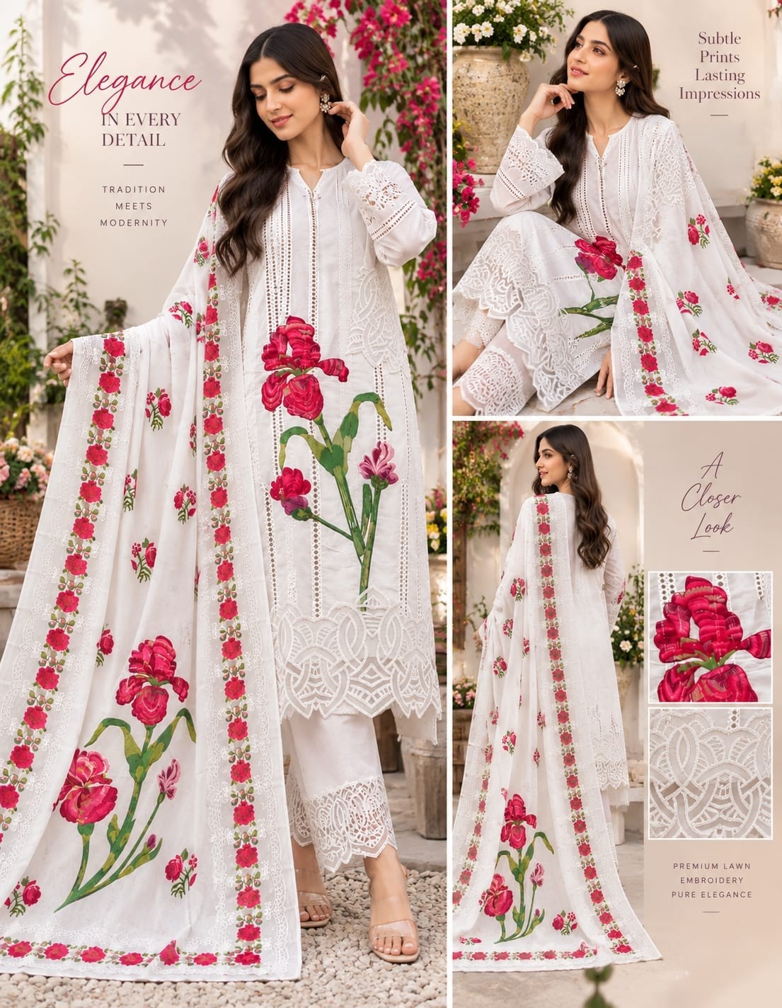 SANIYA TRENDZNX MARIYA Vol-2 | Cotton Chikankari Suit