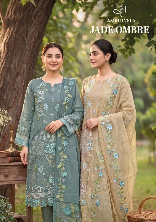 AMRUTVELA TEXTILE | JADE OMBRE Designer Collection