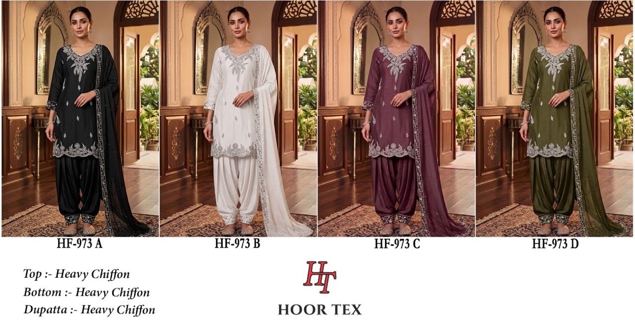 Hoor Tex HF-973 A to D | Pakistani Collection