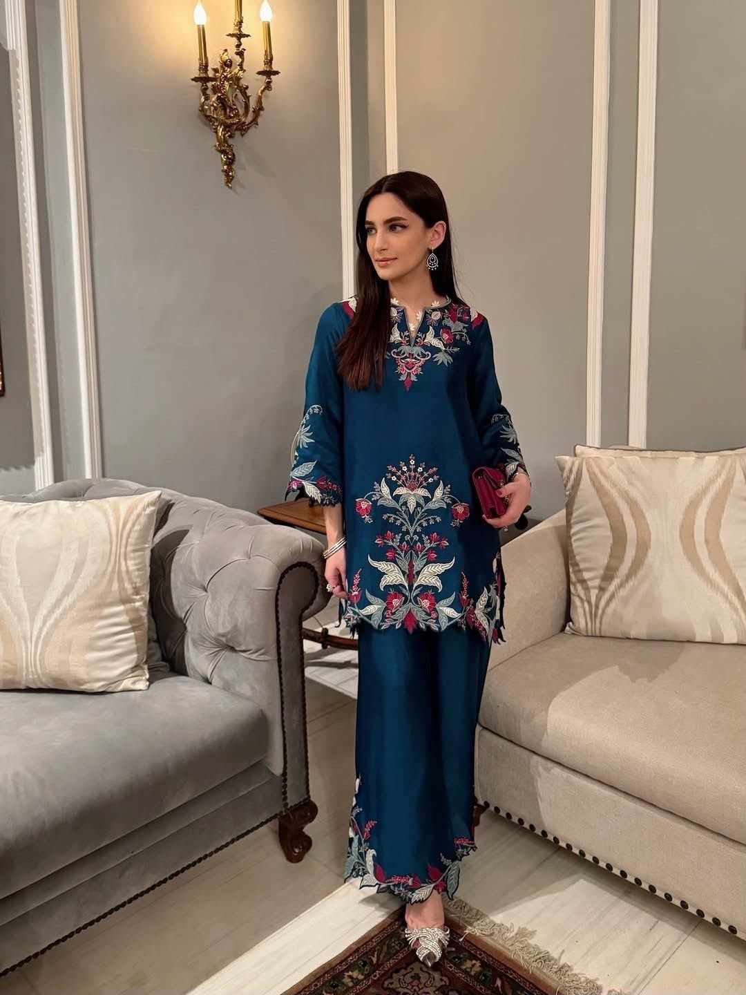 BE-466 | French Crepe Designer Co-Ord Collection