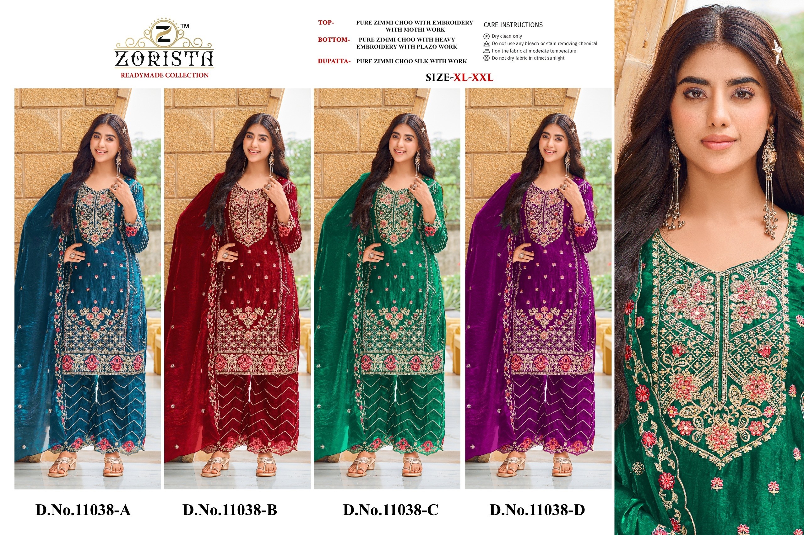 ZORISTA | 11038 Pakistani Ready-Made Collection