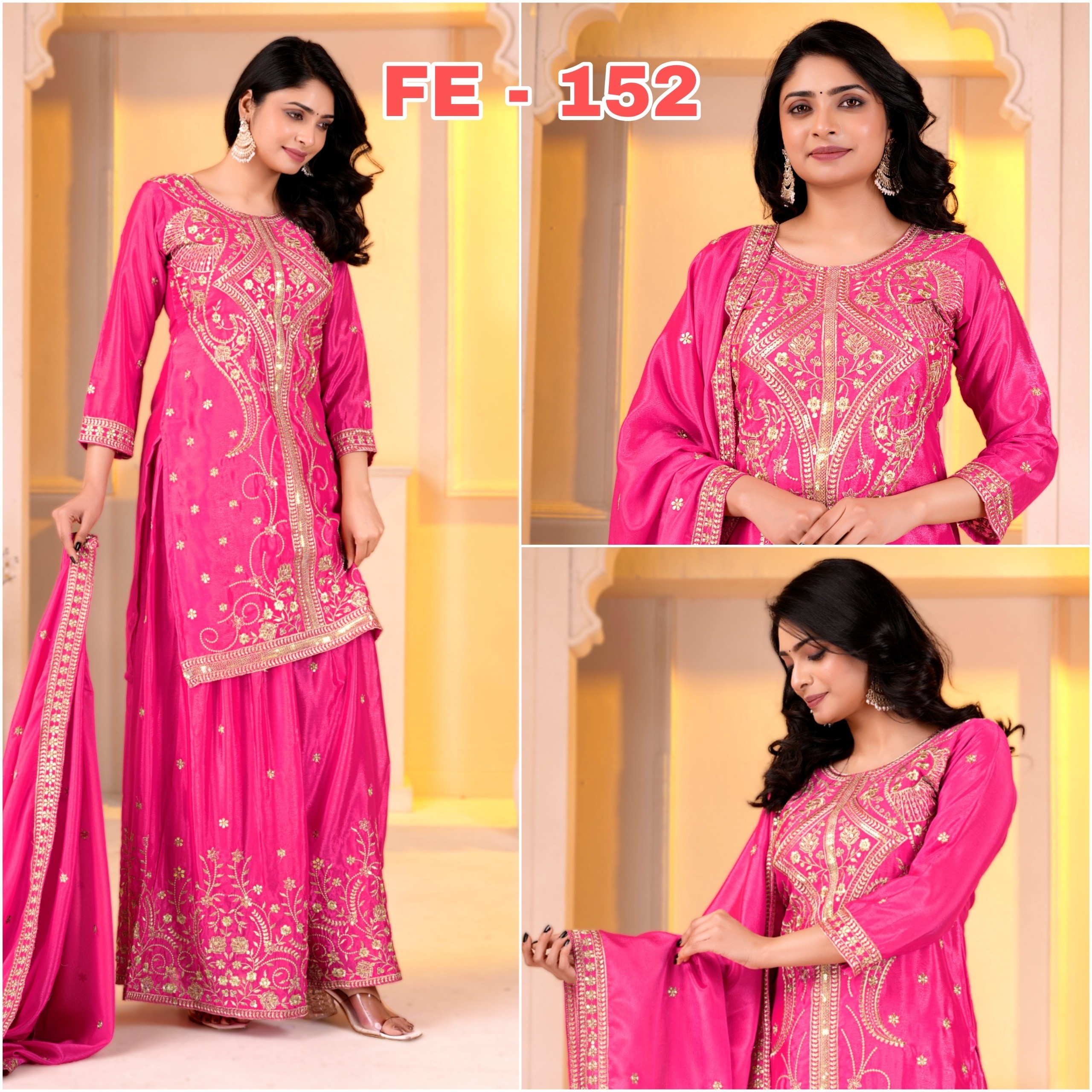 FE-152 | Designer Chinon Sequence Sharara Collection
