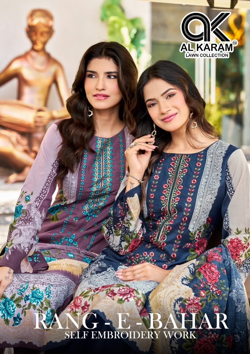 AL KARAM | RANG E BAHAR | Soft Cotton Embroidered Collection