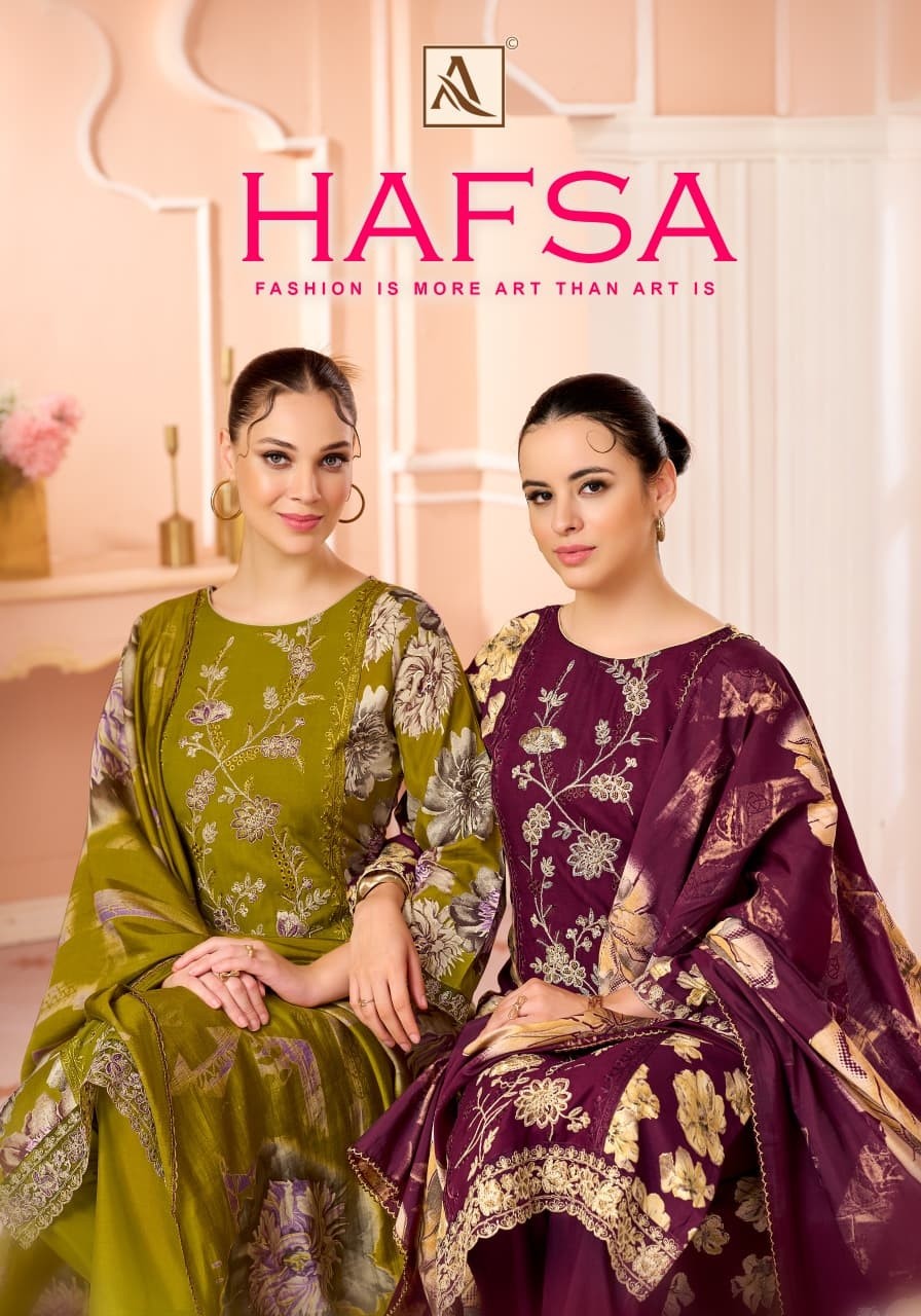 ALOK SUIT | HAFSA | Premium Viscose Designer Collection