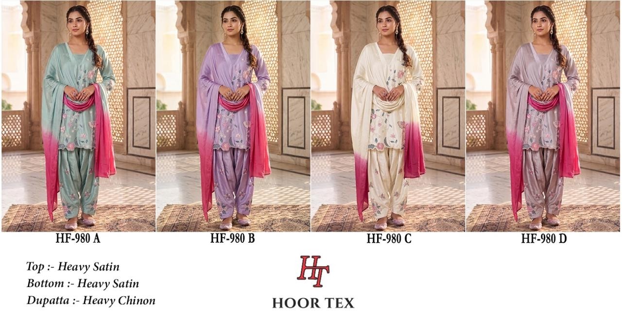 HOOR TEX | HF-980 Heavy Satin Pakistani Collection
