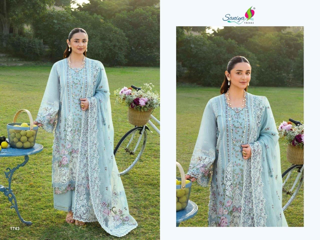 SANIYA TRENDZ | Elaf Vol. 3 Embroidered Collection
