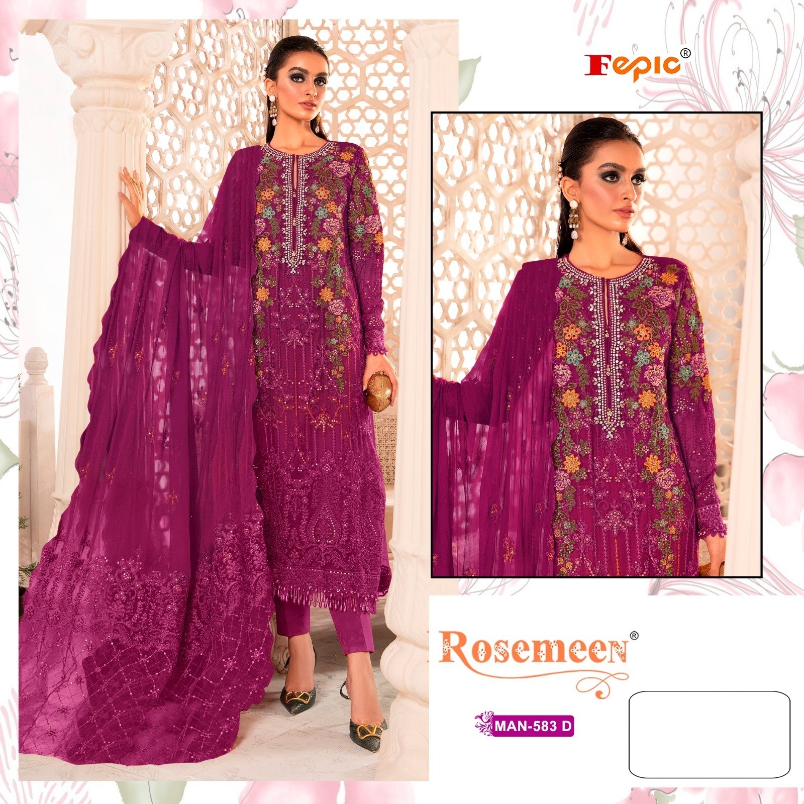 FEPIC ROSEMEEN MAN583SEMI Designer Suit