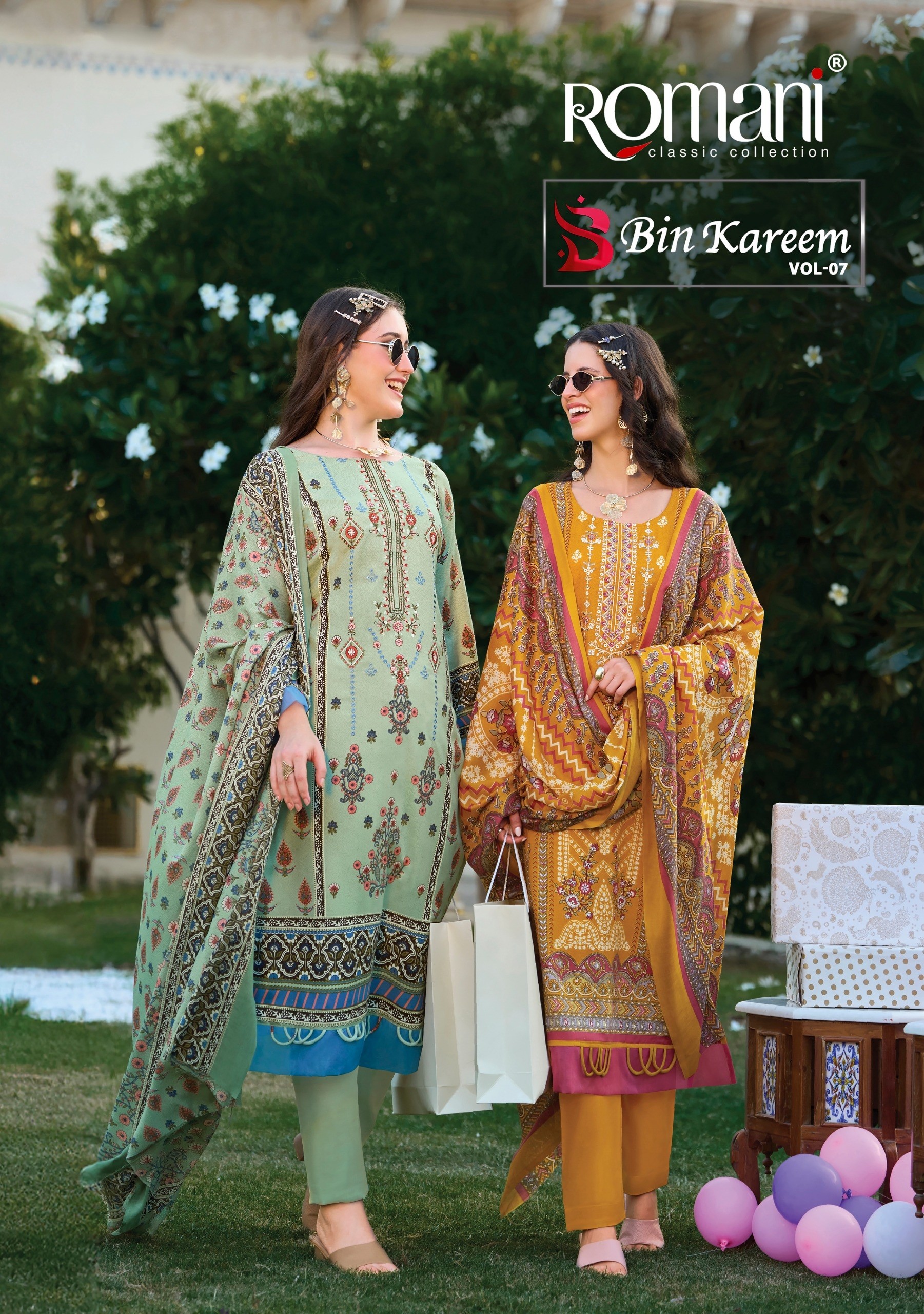 ROMANI | BIN KAREEM VOL 7 | Exclusive Embroidered Festive Collection