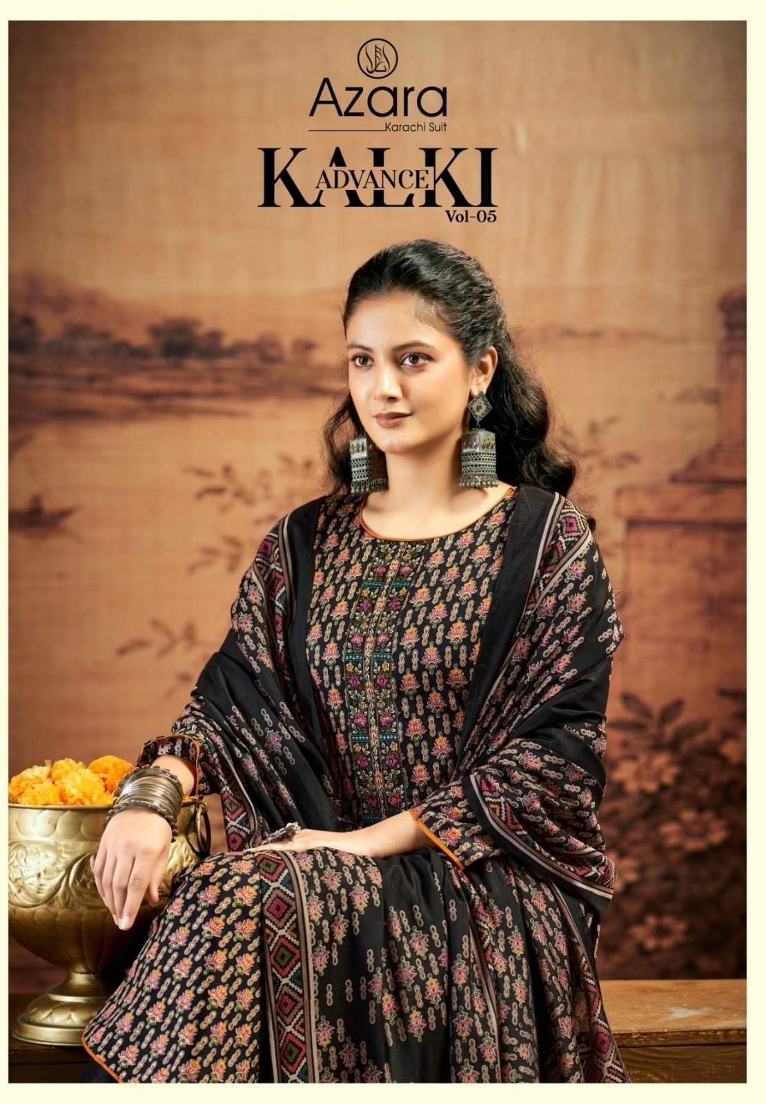 AZARA | KALKI ADVANCE-5 | Jaam Satin Designer Collection