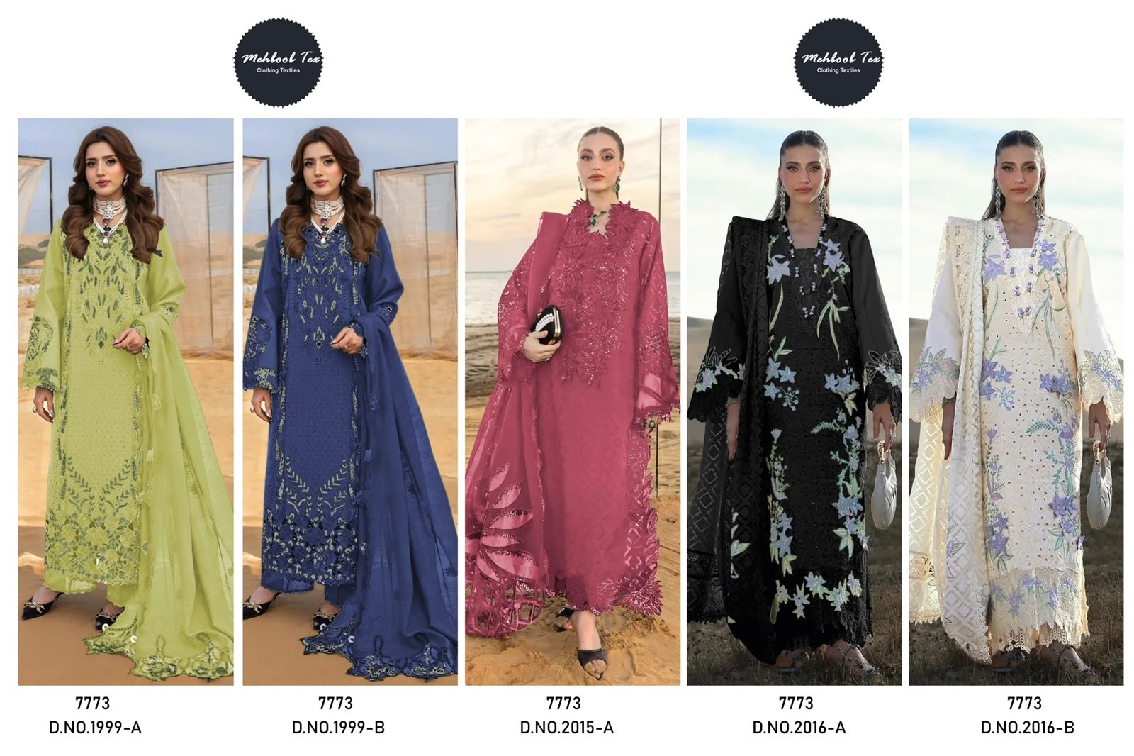 MEHBOOB TEX | Rangrasiya Lawn Vol-2 | Cotton Embroidery Collection