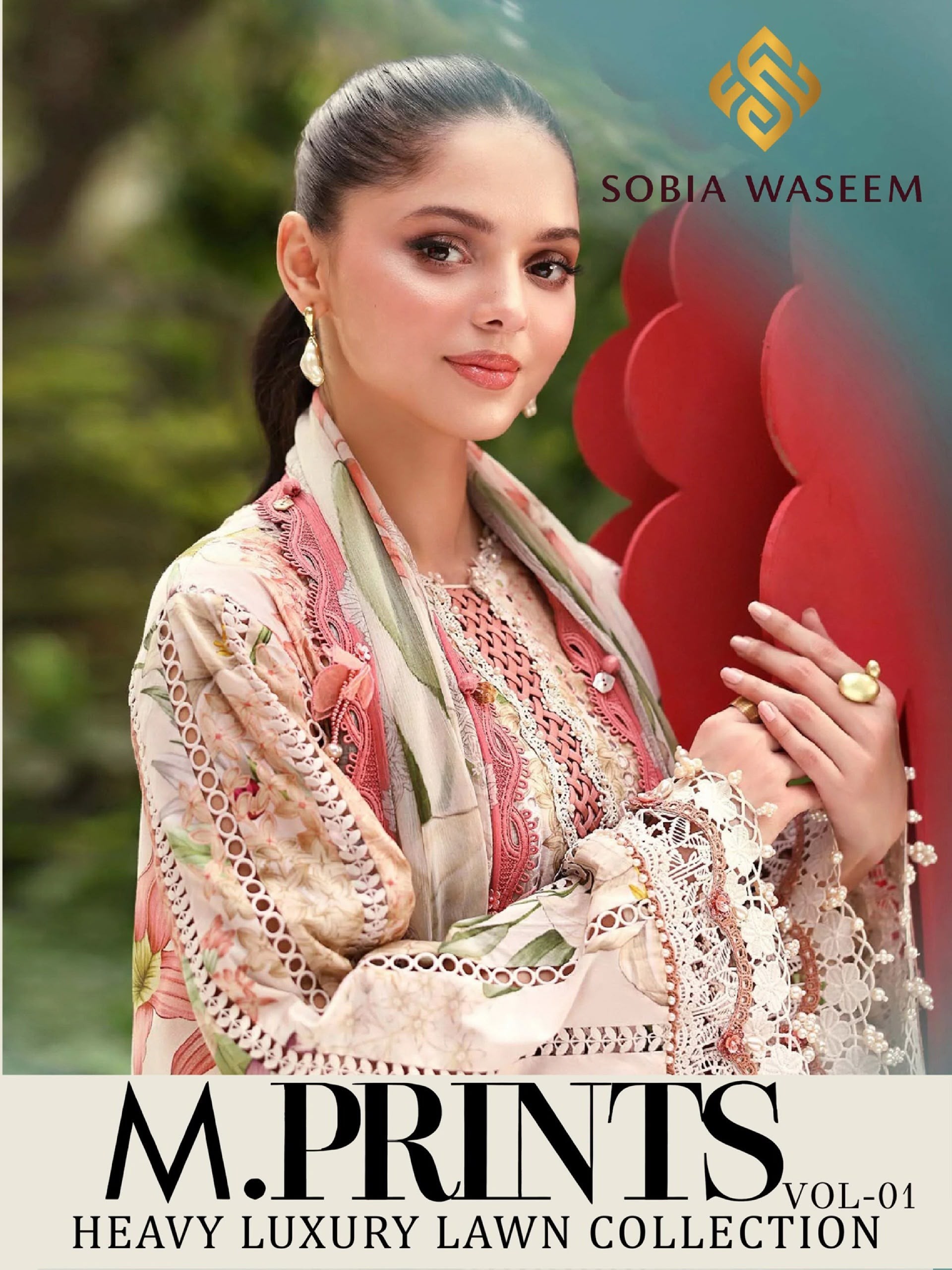 SOBIA WASEEM | M PRINT VOL-1 | Heavy Lawn Cotton Karachi Print Collection