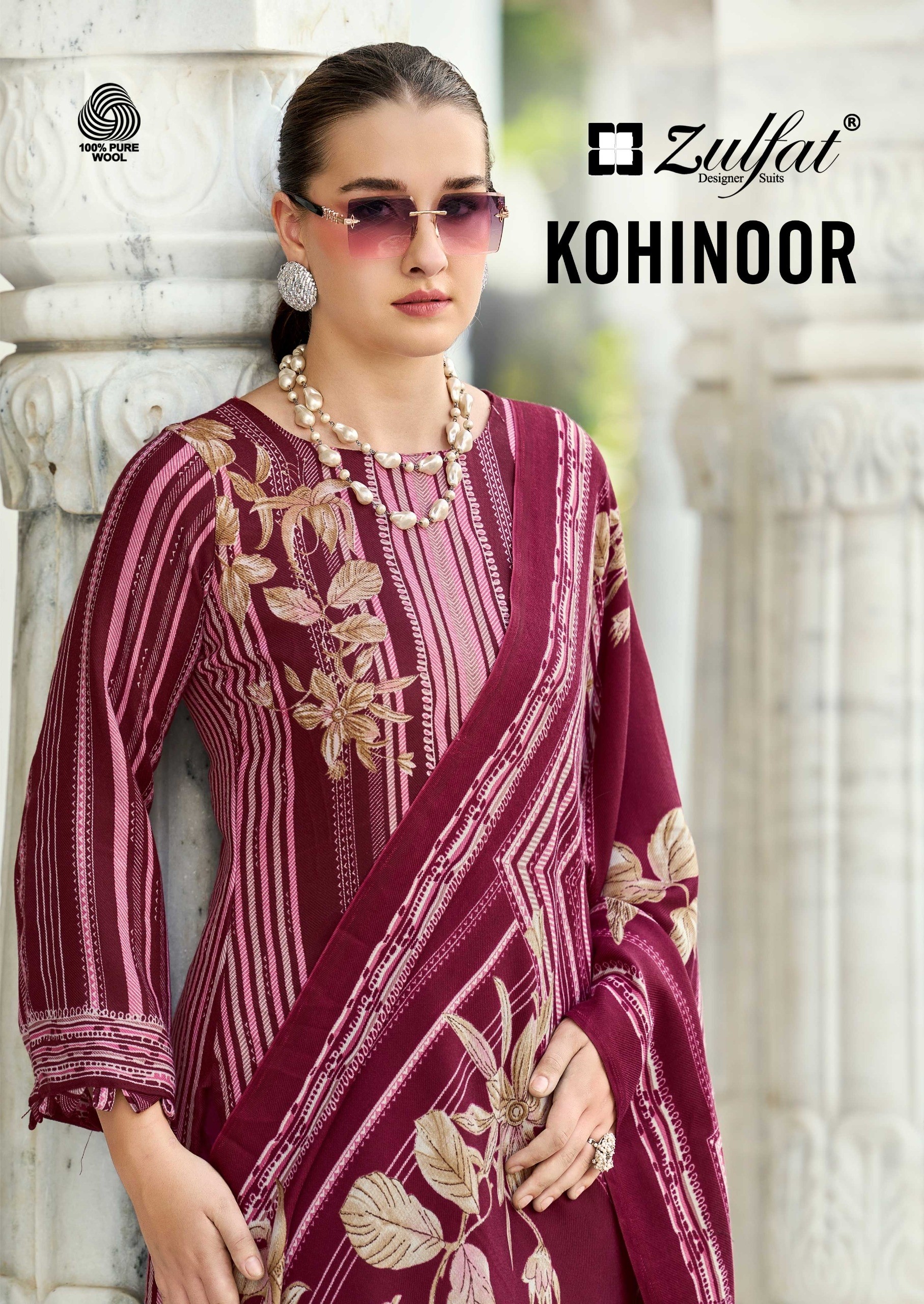 ZULFAT | KOHINOOR | 100% Pure Woollen Pashmina Exclusive Winter Collection