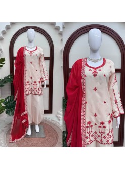 Designer Roman Silk Thread Work Harem Salwar Suit Set – KD 1638 Pakistani Suit Single Wholesale Price 