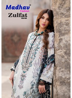 Zulfat Vol 04 Pure Designer Cotton Unstitched Dress Material Pakistani Karachi Suit Set to Set 
