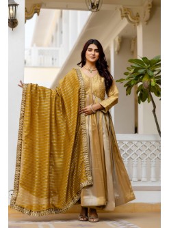 Rang Rakhi RR-50 Premium Banarasi Silk Embroidered Partywear And Wedding Gown with Dupatta Single Wholesale Price 