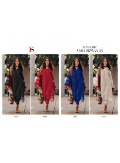 SAIRA RIZWAN Lawn-23 by DEEPSY SUITS – Cambric Cotton Embroidered Pakistani Suit Single Wholesale Price 