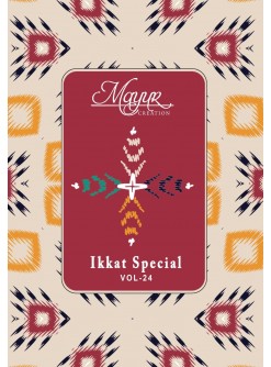 MAYUR CREATION IKKAT SPECIAL VOL 24 Premium Cotton 3 Piece Suit Full Set Wholesale Price 