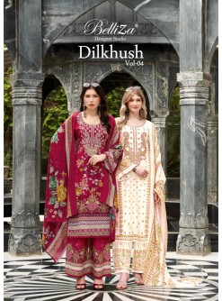 BELLIZA | DILKHUSH VOL 4 | Premium Designer Viscose Rayon Suit | RD Fashion Surat