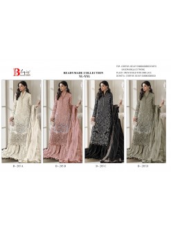 BILQIS | B-285 | Chiffon Heavy Embroidered Palazzo Suit | RD Fashion Surat