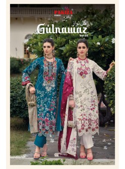 PAKIZA PRINTS | GULNAWAZ VOL 25 | PREMIUM EMBROIDERED LAWN SUIT