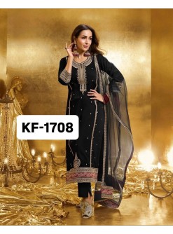 KF-1708 | Heavy Embroidery Coding Sequence Work 3 Piece Suit Set | RD Fashion Surat