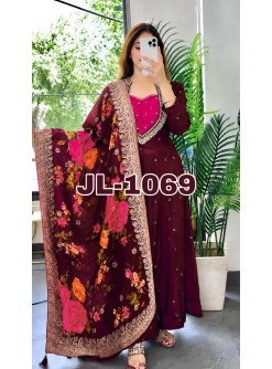 Designer Anarkali | Festive Collection | Embroidery & Sequence Work