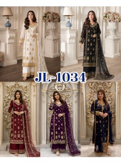 Designer Embroidered Kurti Palazzo Set
