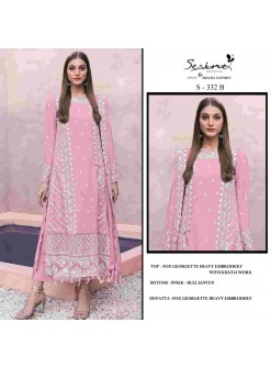 SERINE S-332 Premium Designer Unstitched Suit Set
