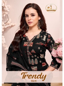 Miss World Choice Trendy Vol-5 Pure Cotton Readymade Kurti