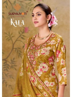 Suryajyoti Kala Vol-7 Fully Stitched Cotton Suit Set