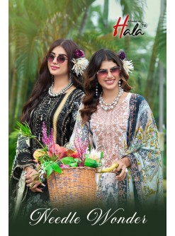 HALA Needle Wonder Premium Lawn Cotton Suit Set