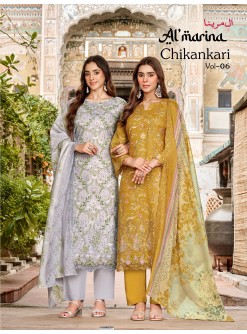 ALMARINA Chikankari Vol-6 Luxury Lawn Cotton Suit