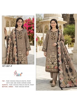 KT-367F / KT-381 Premium Viscose Maslin Aari Work Suit