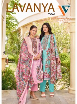Vandana Creation Lavanya Vol 1 Cotton Dress Material