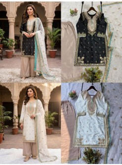 LG-2068 Mahira Khan Inspired Sequence Embroidered Palazzo Suit Set
