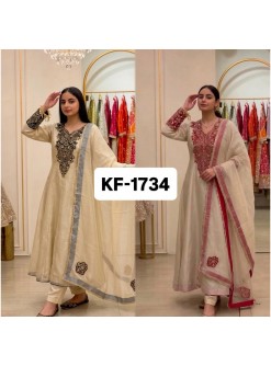 KF-1734 | Heavy Soft Organza Designer Gown