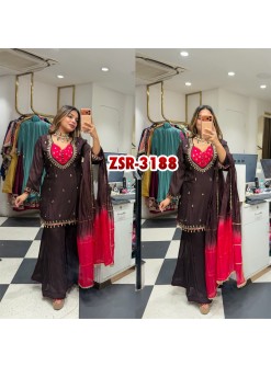ZSR-3188 | Real Mirror Work Designer Set