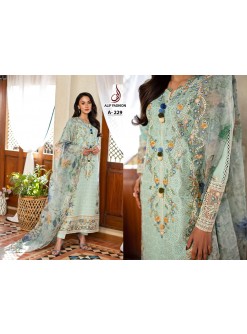 Pakistani Cotton Embroidered Suit