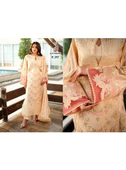 Pakistani Cotton Embroidered Suit