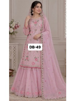 Designer Heavy Faux Georgette Palazzo Set