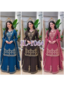JL-1064 Natural Crepe Silk Designer Collection