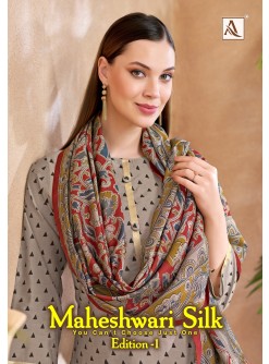ALOK SUIT – MAHESWARI SILK Designer Collection