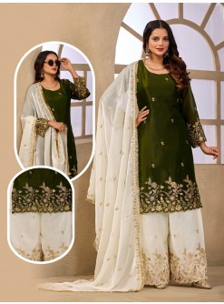 D-101 | Fendy Satin Sequence & Jari Embroidered Sarara Suit