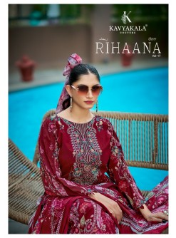 KAVYA KALA RIHAANA Vol-17 | Lawn Cotton Suit