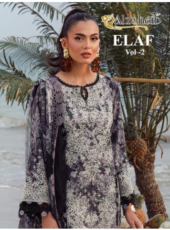 ALZOHAIB ELAF Vol-2 | Pure Cotton Pakistani Suit